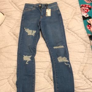 Topshop Leigh Super Soft Ankle Grazer jeans